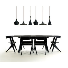 Charger l'image dans la galerie, Pendentif LED Beat Tall Noir